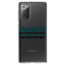 DistinctInk® Clear Shockproof Hybrid Case for Apple iPhone / Samsung Galaxy / Google Pixel - Engineers Design What You Use Everyday