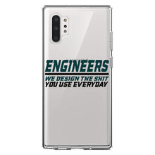 DistinctInk® Clear Shockproof Hybrid Case for Apple iPhone / Samsung Galaxy / Google Pixel - Engineers Design What You Use Everyday