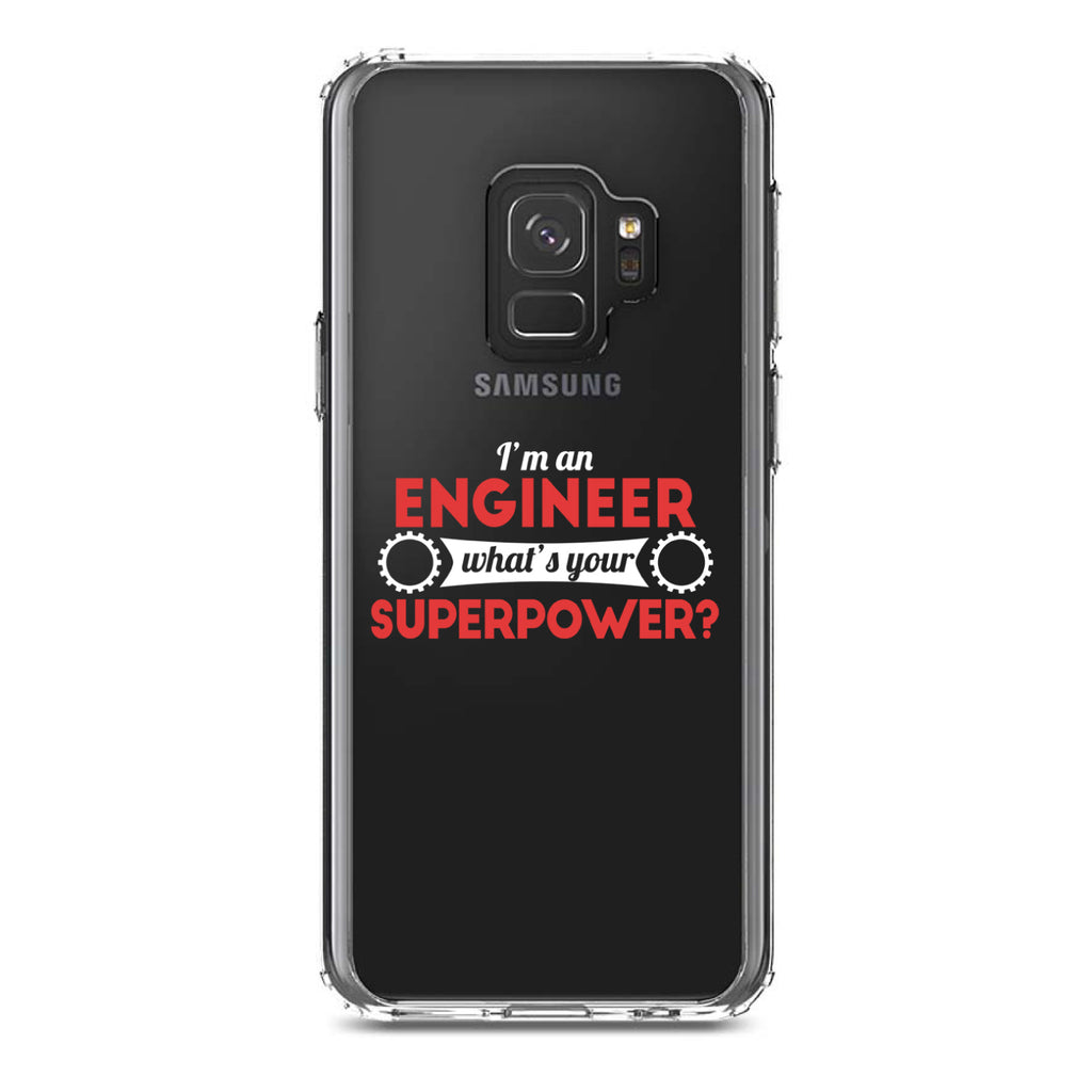I'm an Engineer What's Your Superpower Clear Shockproof iPhone Case, view 19