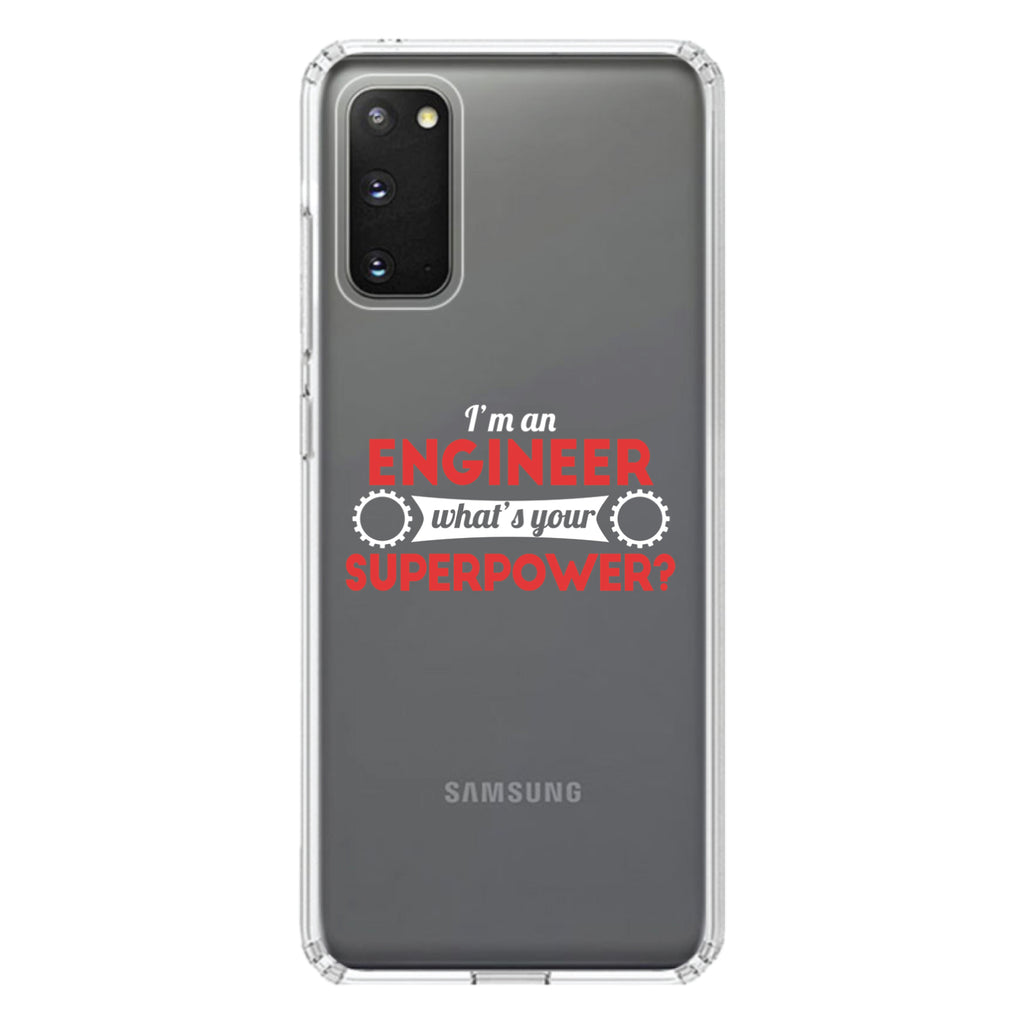 I'm an Engineer What's Your Superpower Clear Shockproof iPhone Case, view 15
