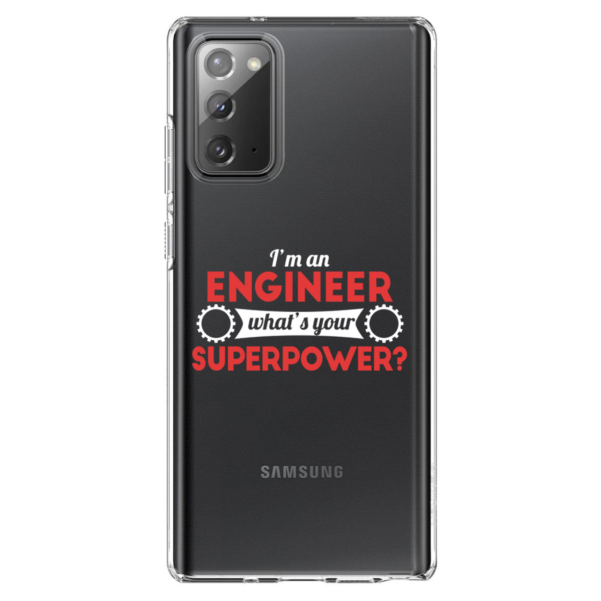 I'm an Engineer What's Your Superpower Clear Shockproof iPhone Case, view 8