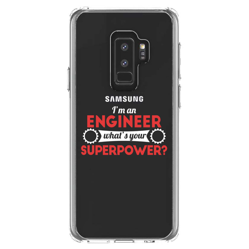 I'm an Engineer What's Your Superpower Clear Shockproof iPhone Case, view 20