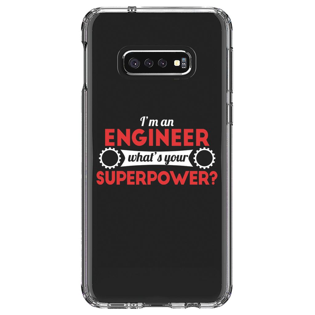 I'm an Engineer What's Your Superpower Clear Shockproof iPhone Case, view 18