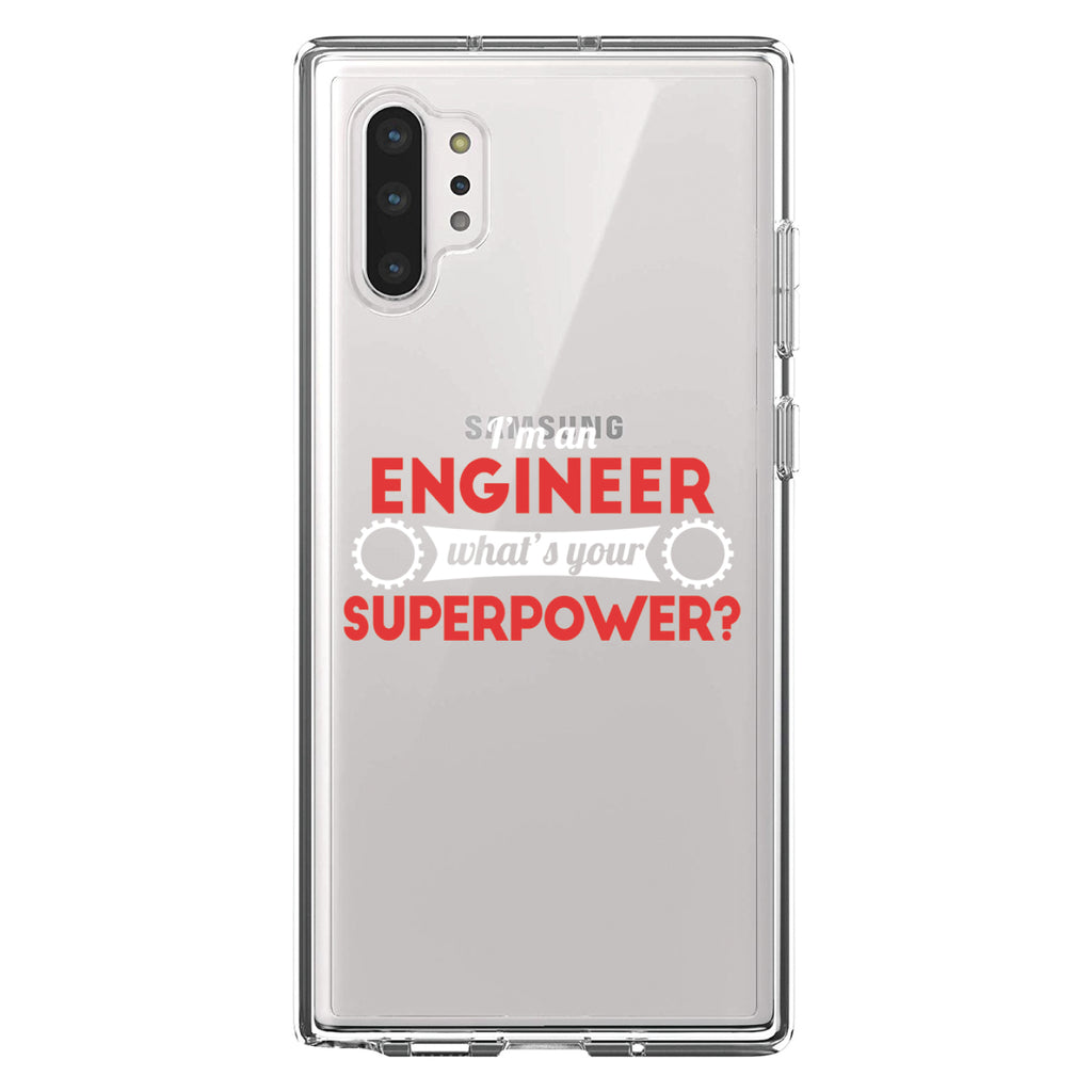 I'm an Engineer What's Your Superpower Clear Shockproof iPhone Case, view 10