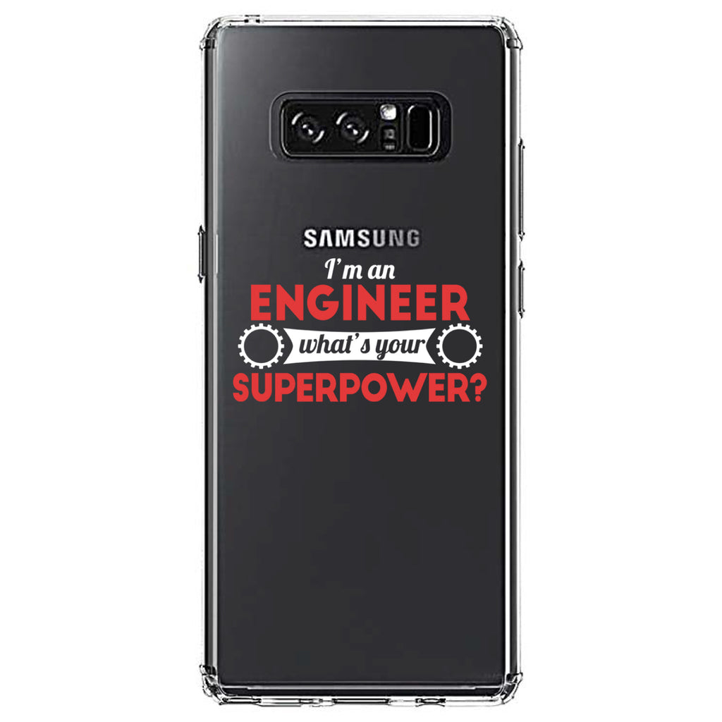 I'm an Engineer What's Your Superpower Clear Shockproof iPhone Case, view 12