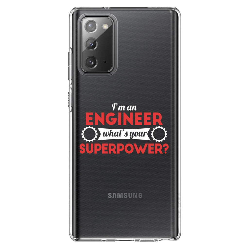 I'm an Engineer What's Your Superpower Clear Shockproof iPhone Case, view 7
