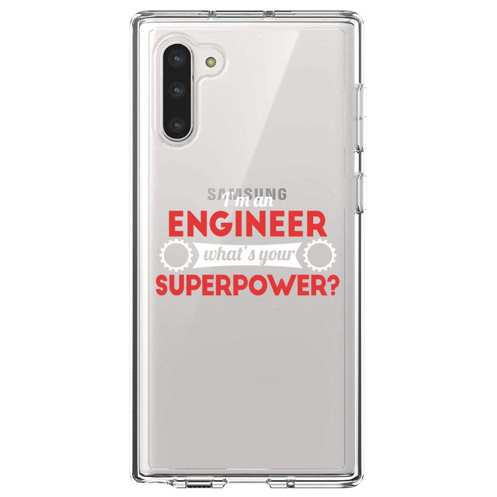 I'm an Engineer What's Your Superpower Clear Shockproof iPhone Case, view 9