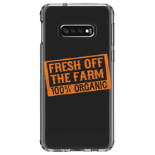 DistinctInk® Clear Shockproof Hybrid Case for Apple iPhone / Samsung Galaxy / Google Pixel - Fresh Off the Farm 100% Organic