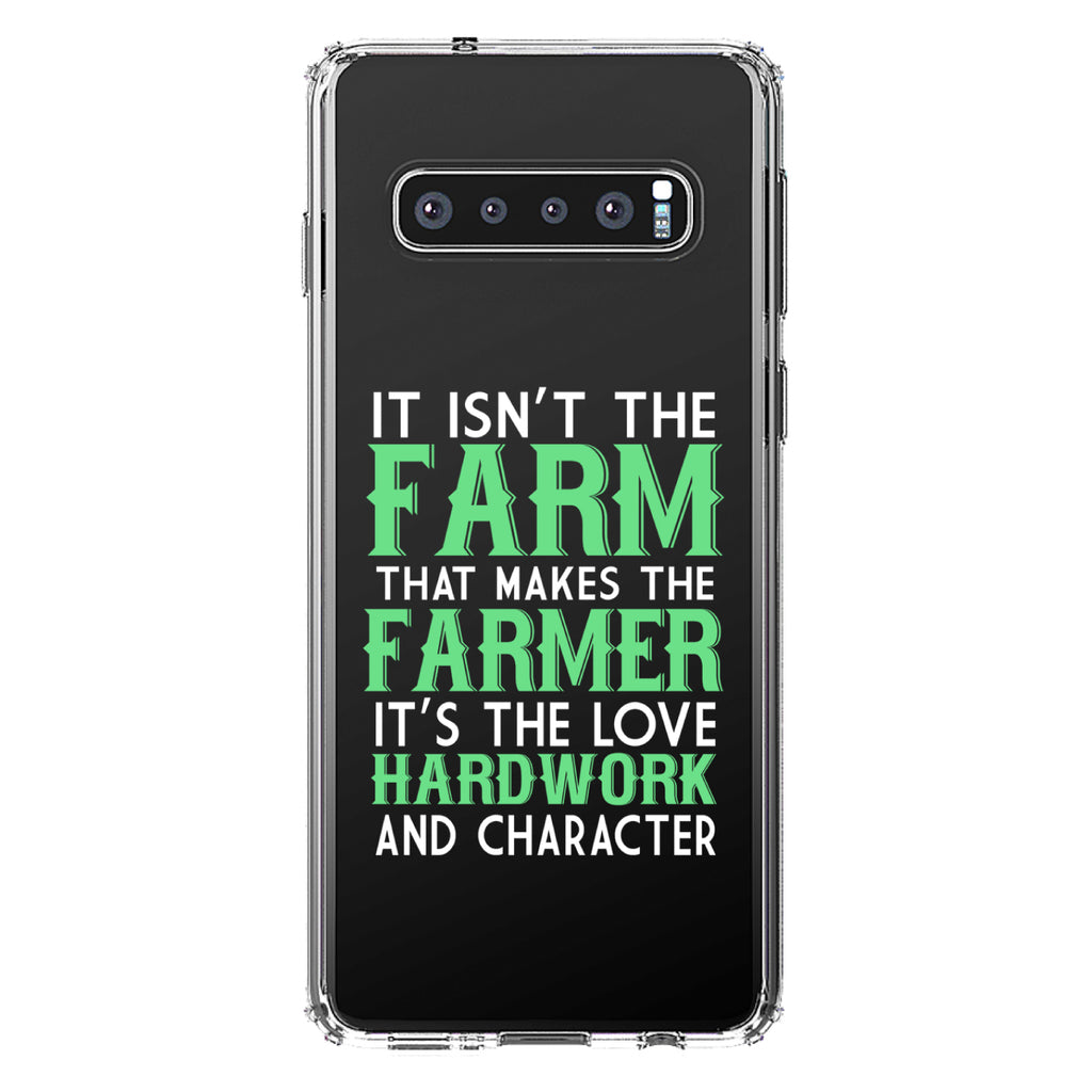 Hard Work & Character Make the Farmer Clear Shockproof iPhone Case, view 17