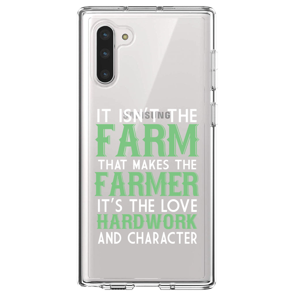 Hard Work & Character Make the Farmer Clear Shockproof iPhone Case, view 9