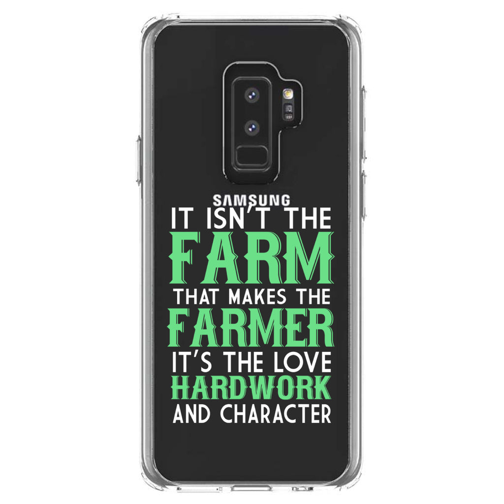 Hard Work & Character Make the Farmer Clear Shockproof iPhone Case, view 20