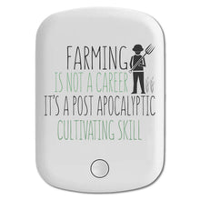 DistinctInk Magnetic Battery Pack, Wireless Portable Charger with USB-C Cable, Compatible with MagSafe iPhone 14 / 13 / 12 Series - Farming is Not a Career Post Apocalyptic Skill