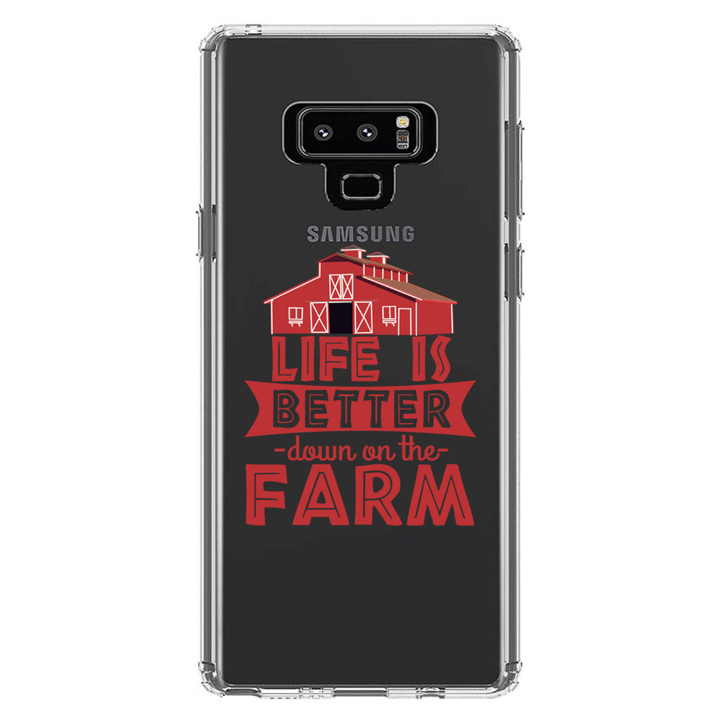 Life is Better Down on the Farm Clear Shockproof iPhone Case, view 11