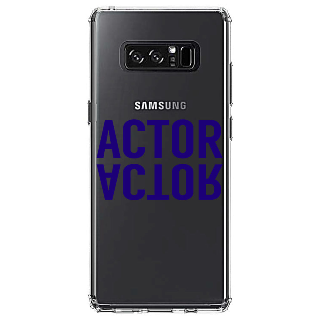 Actor (Reflection) Clear Shockproof iPhone Case, view 12