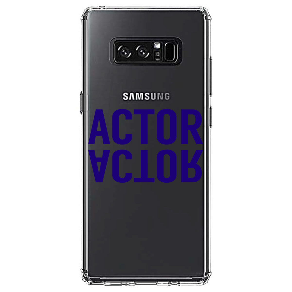 Actor (Reflection) Clear Shockproof iPhone Case, view 12