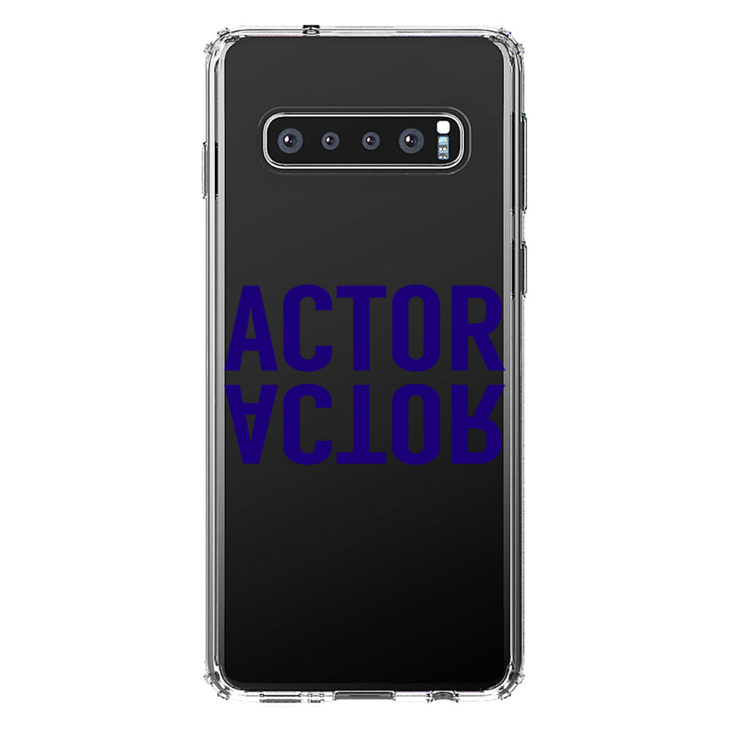 Actor (Reflection) Clear Shockproof iPhone Case, view 16