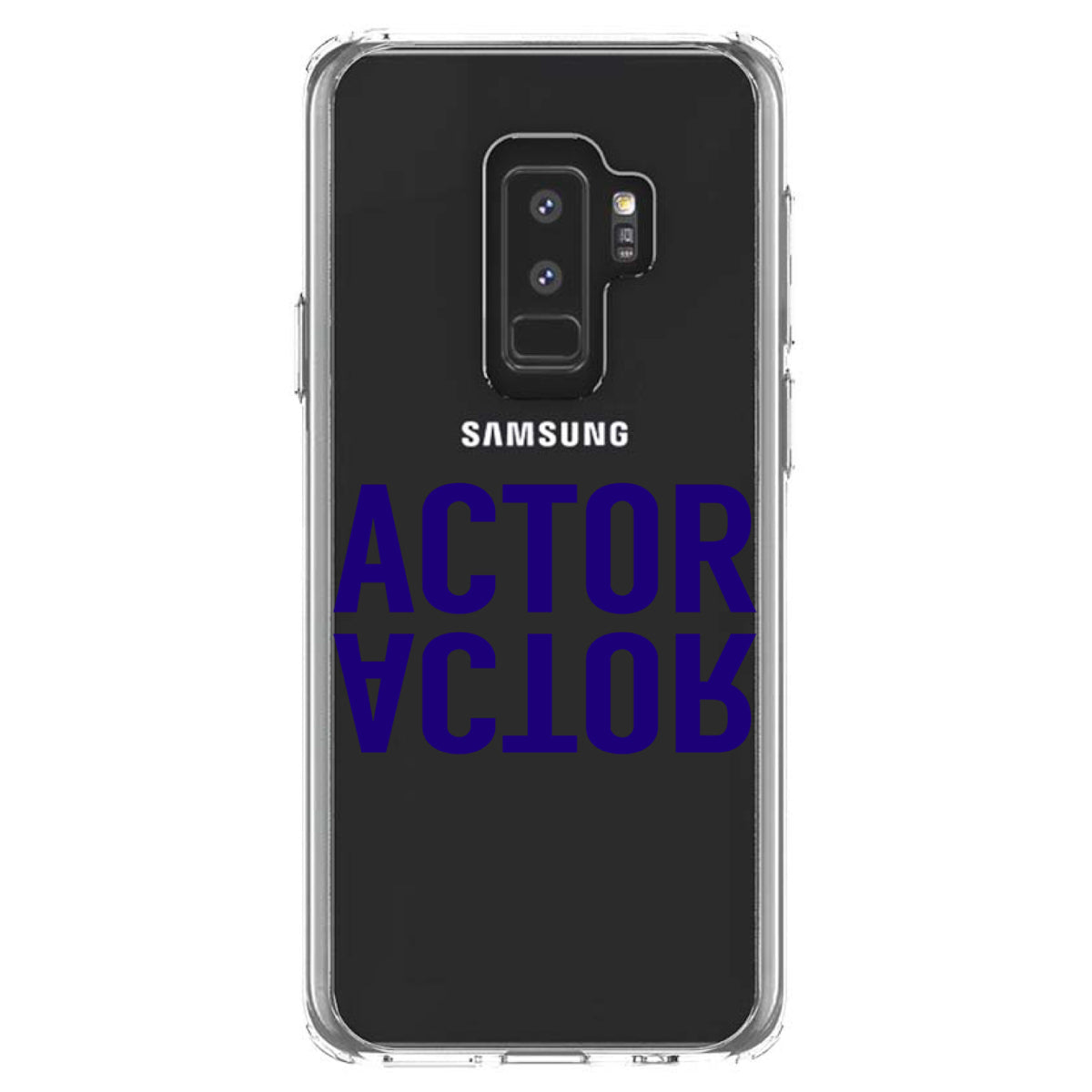 Actor (Reflection) Clear Shockproof iPhone Case, view 20
