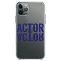 Actor (Reflection) Clear Shockproof iPhone Case