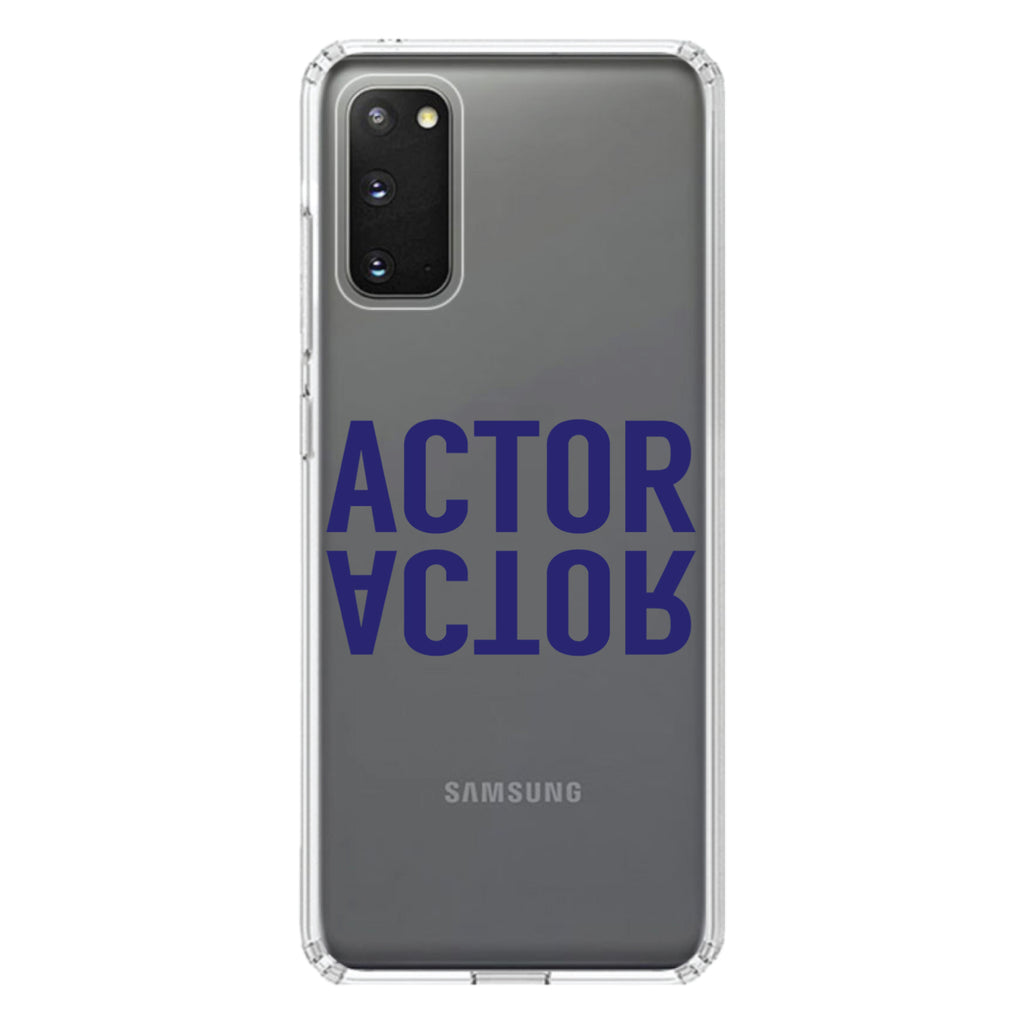 Actor (Reflection) Clear Shockproof iPhone Case, view 13
