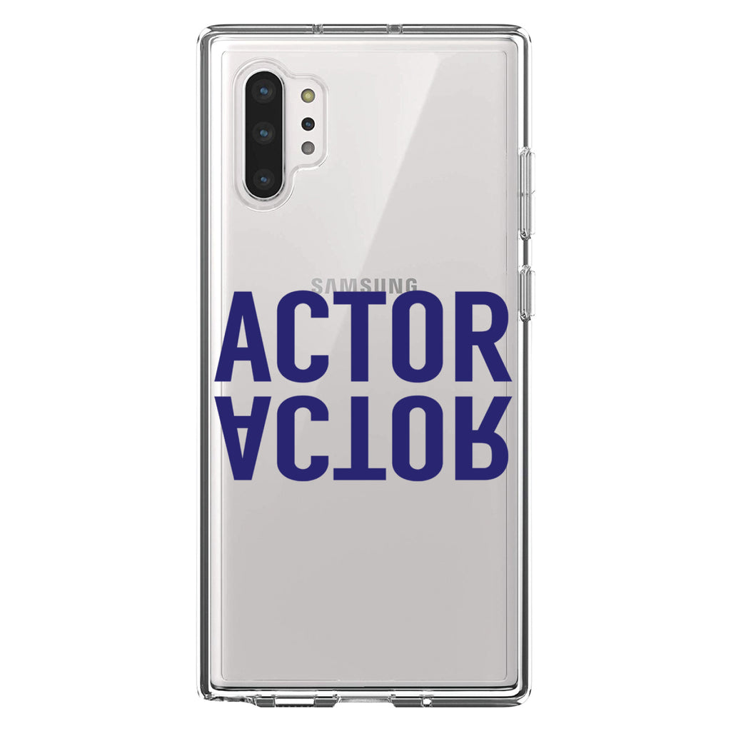 Actor (Reflection) Clear Shockproof iPhone Case, view 10