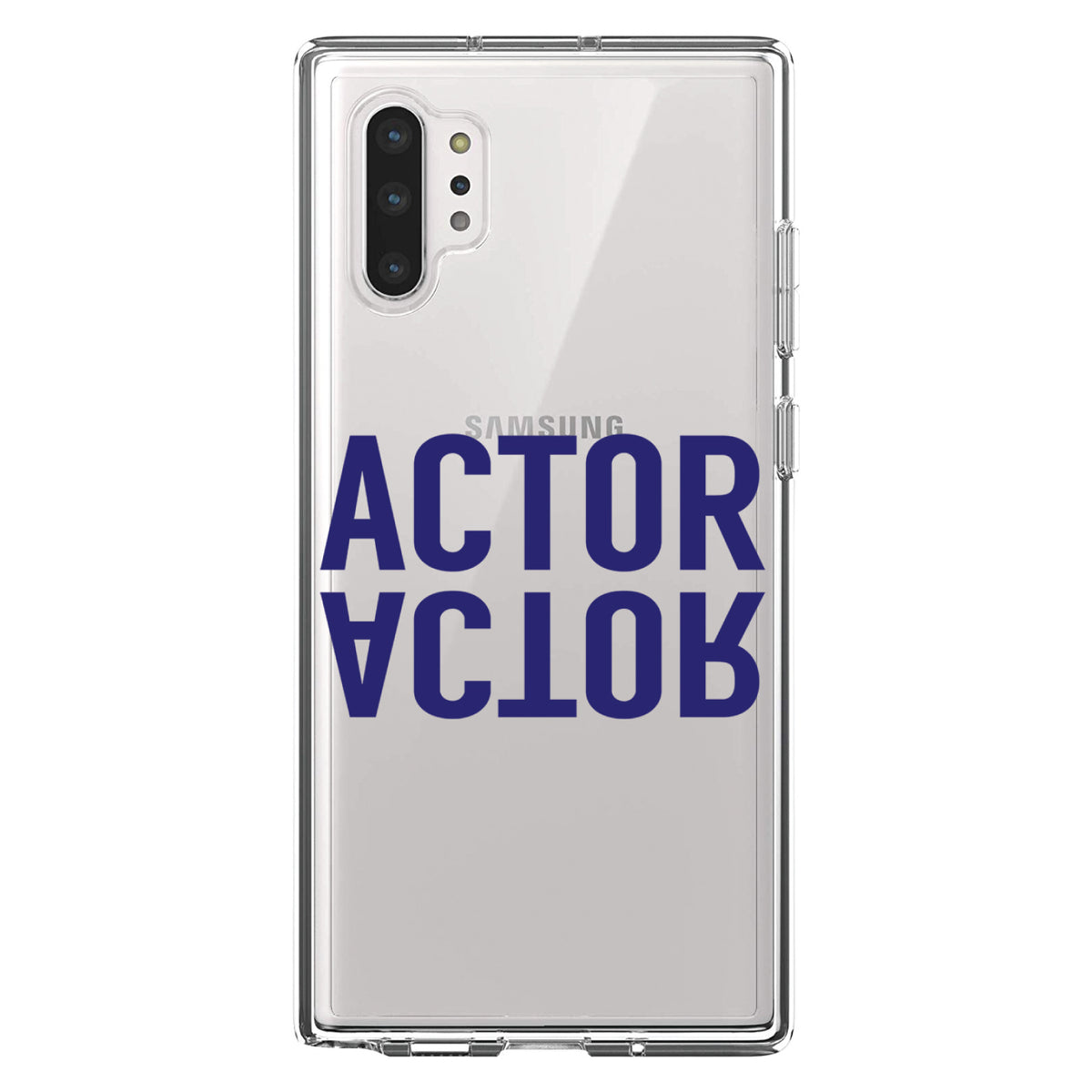Actor (Reflection) Clear Shockproof iPhone Case, view 10