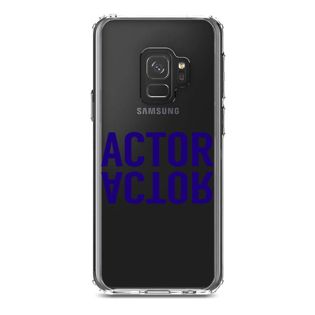 Actor (Reflection) Clear Shockproof iPhone Case, view 19