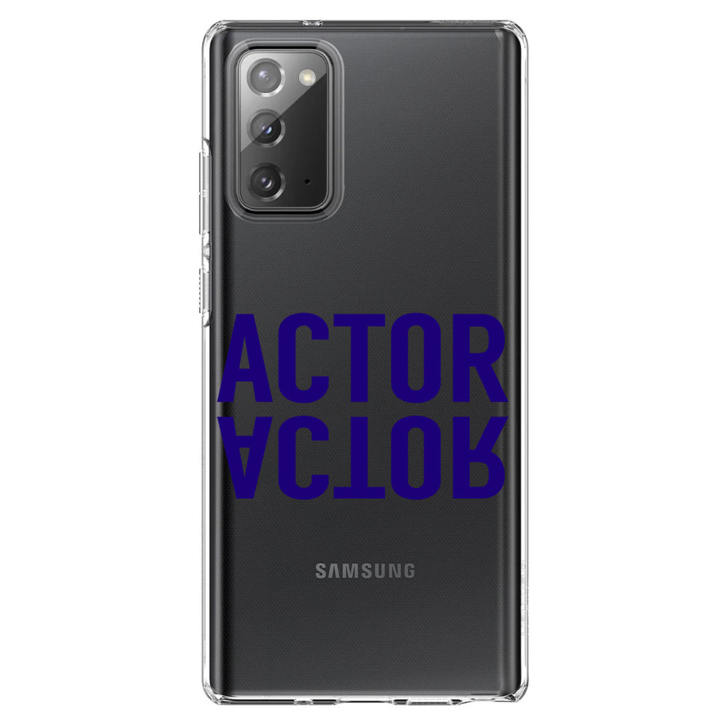 Actor (Reflection) Clear Shockproof iPhone Case, view 7