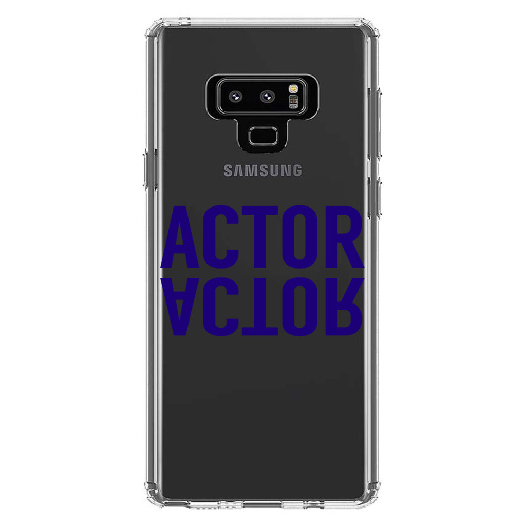 Actor (Reflection) Clear Shockproof iPhone Case, view 11