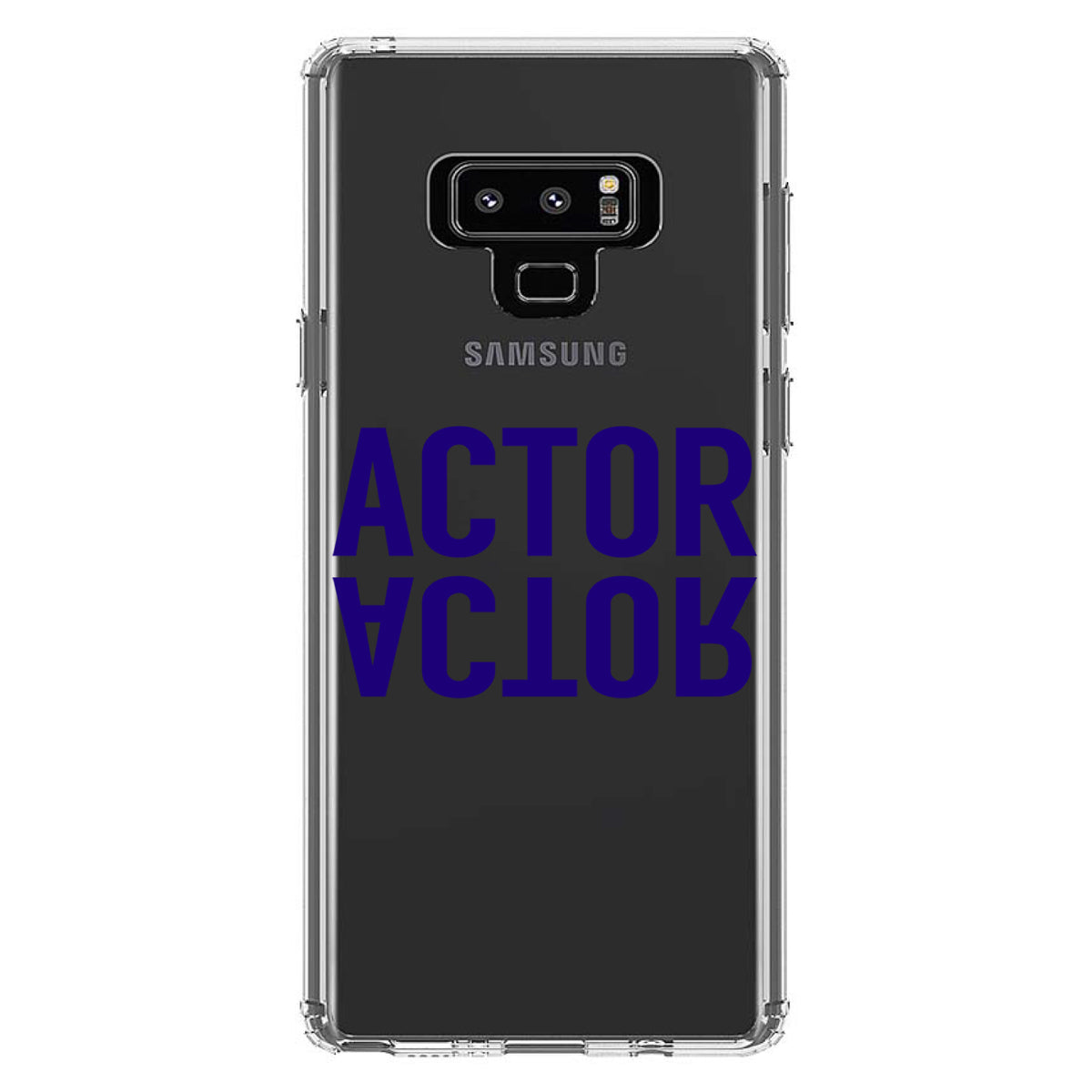 Actor (Reflection) Clear Shockproof iPhone Case, view 11