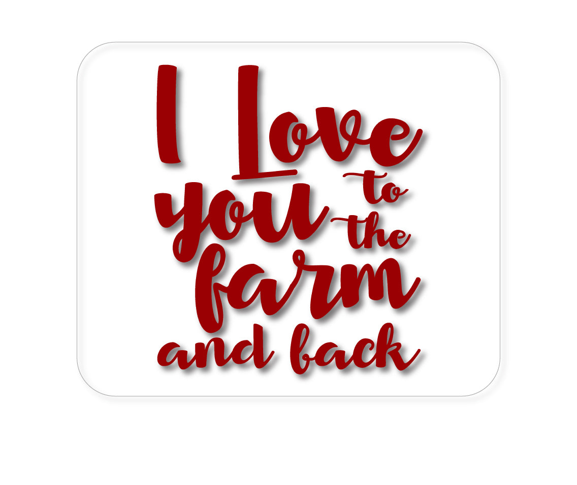 DistinctInk Custom Foam Rubber Mouse Pad - 1/4