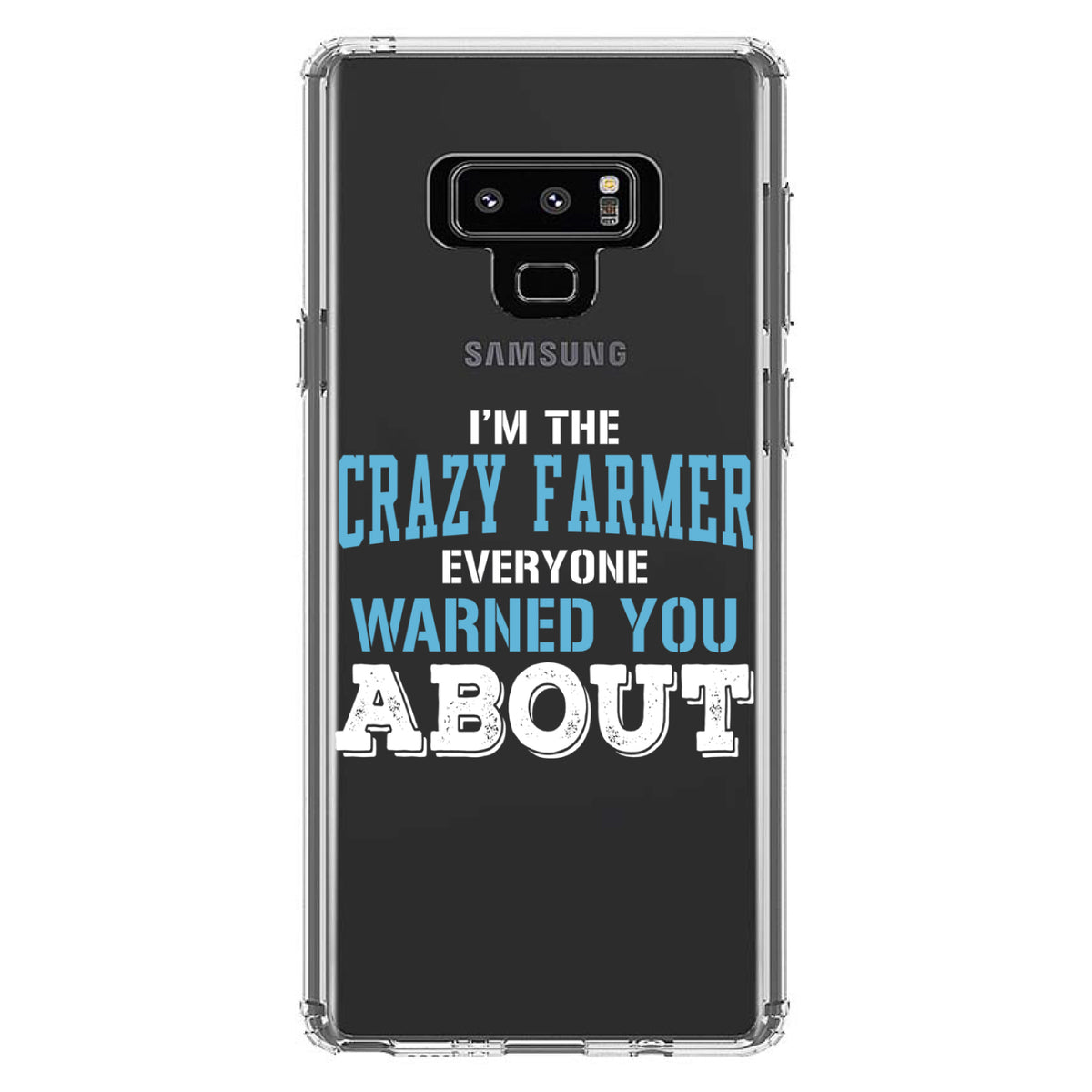 I'm The Crazy Famer Warned You About Clear Shockproof iPhone Case, view 11