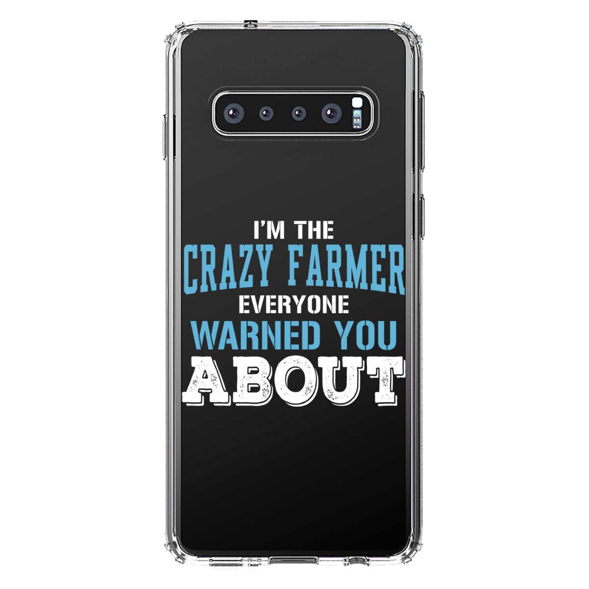 I'm The Crazy Famer Warned You About Clear Shockproof iPhone Case, view 16