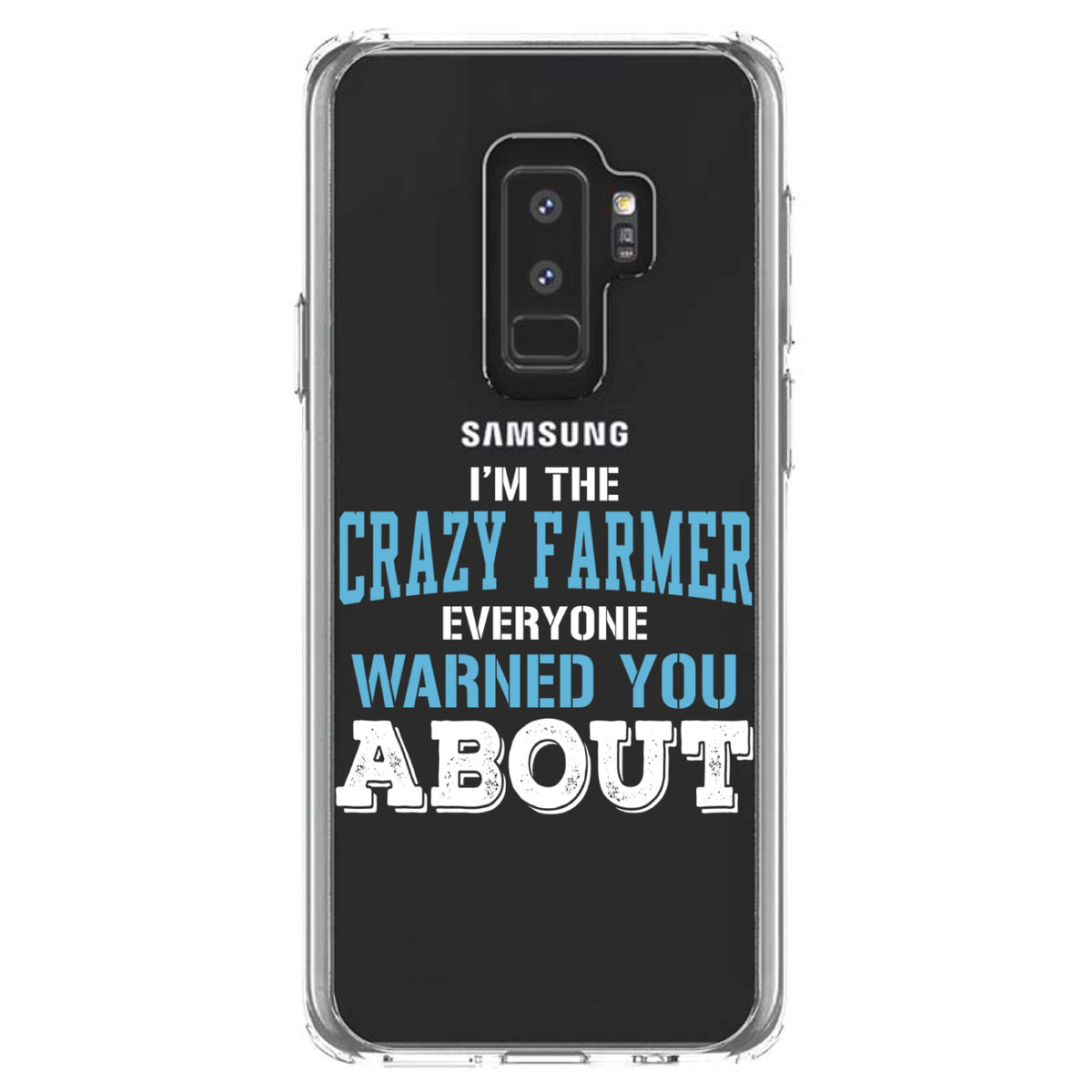 I'm The Crazy Famer Warned You About Clear Shockproof iPhone Case, view 20