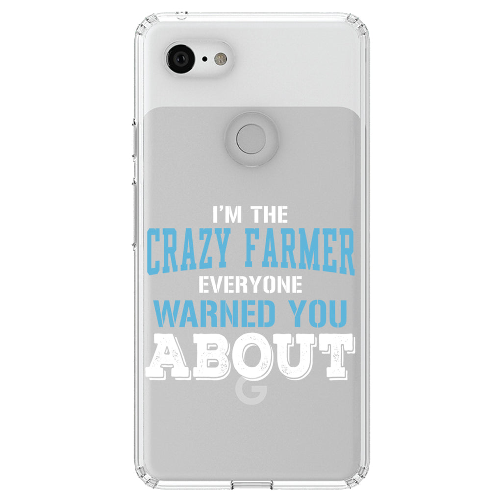 I'm The Crazy Famer Warned You About Clear Shockproof iPhone Case, view 21
