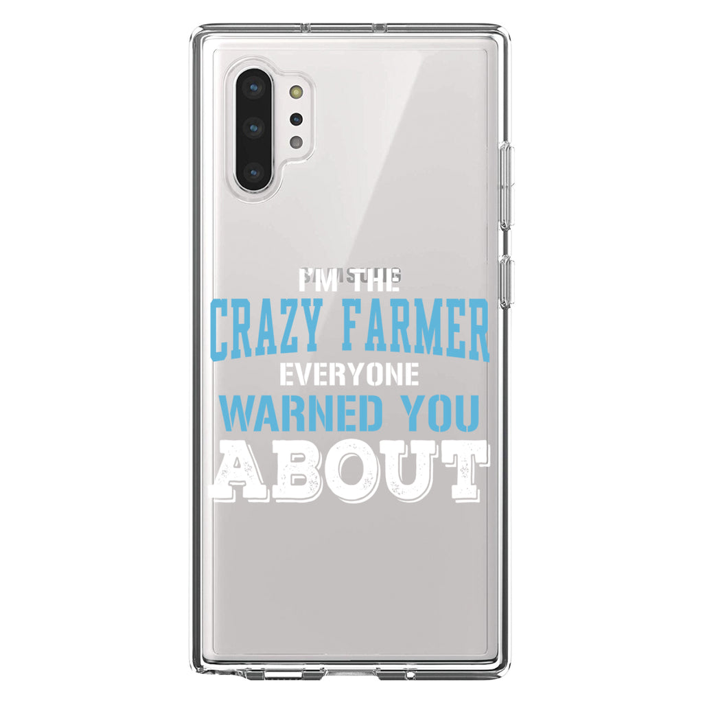 I'm The Crazy Famer Warned You About Clear Shockproof iPhone Case, view 10