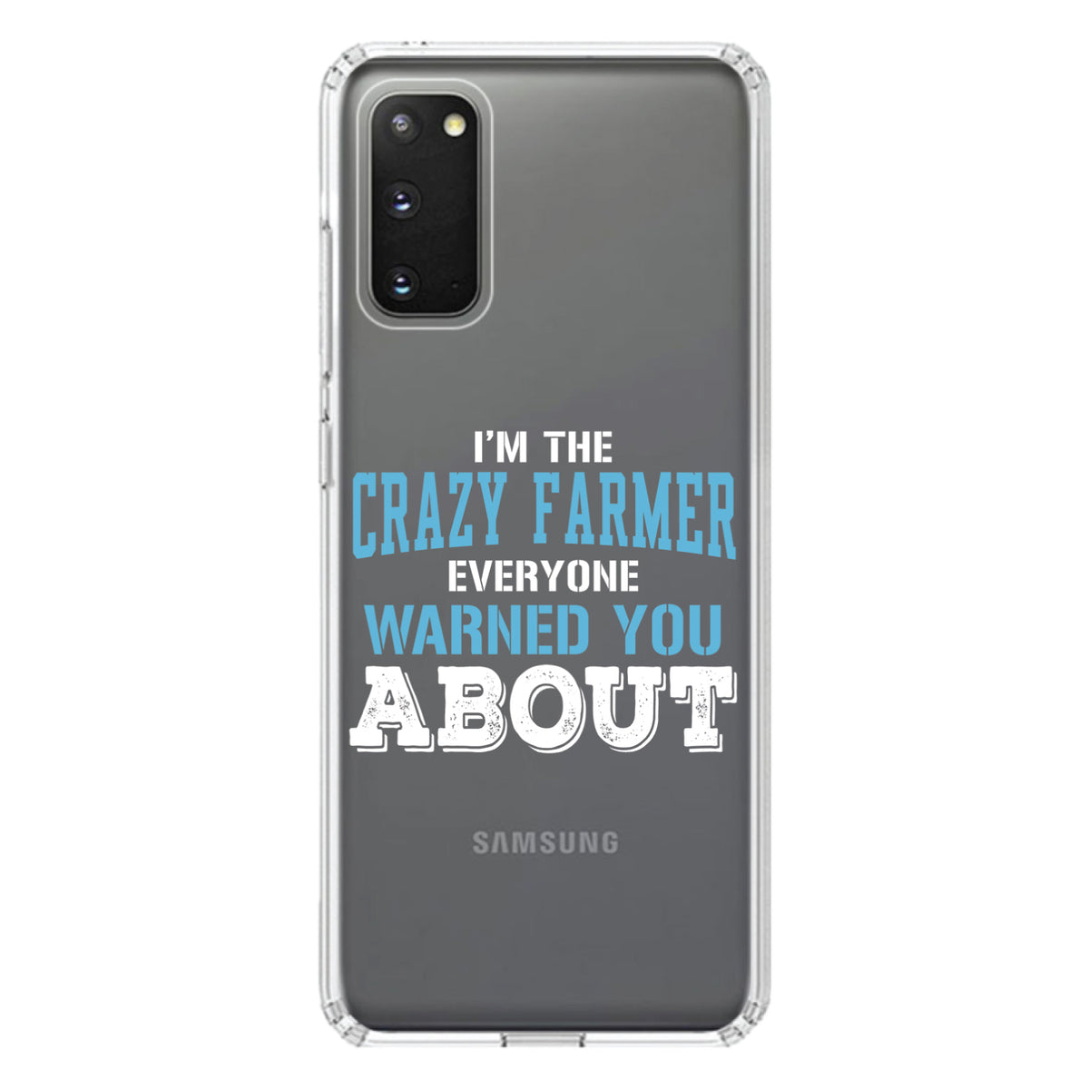 I'm The Crazy Famer Warned You About Clear Shockproof iPhone Case, view 13
