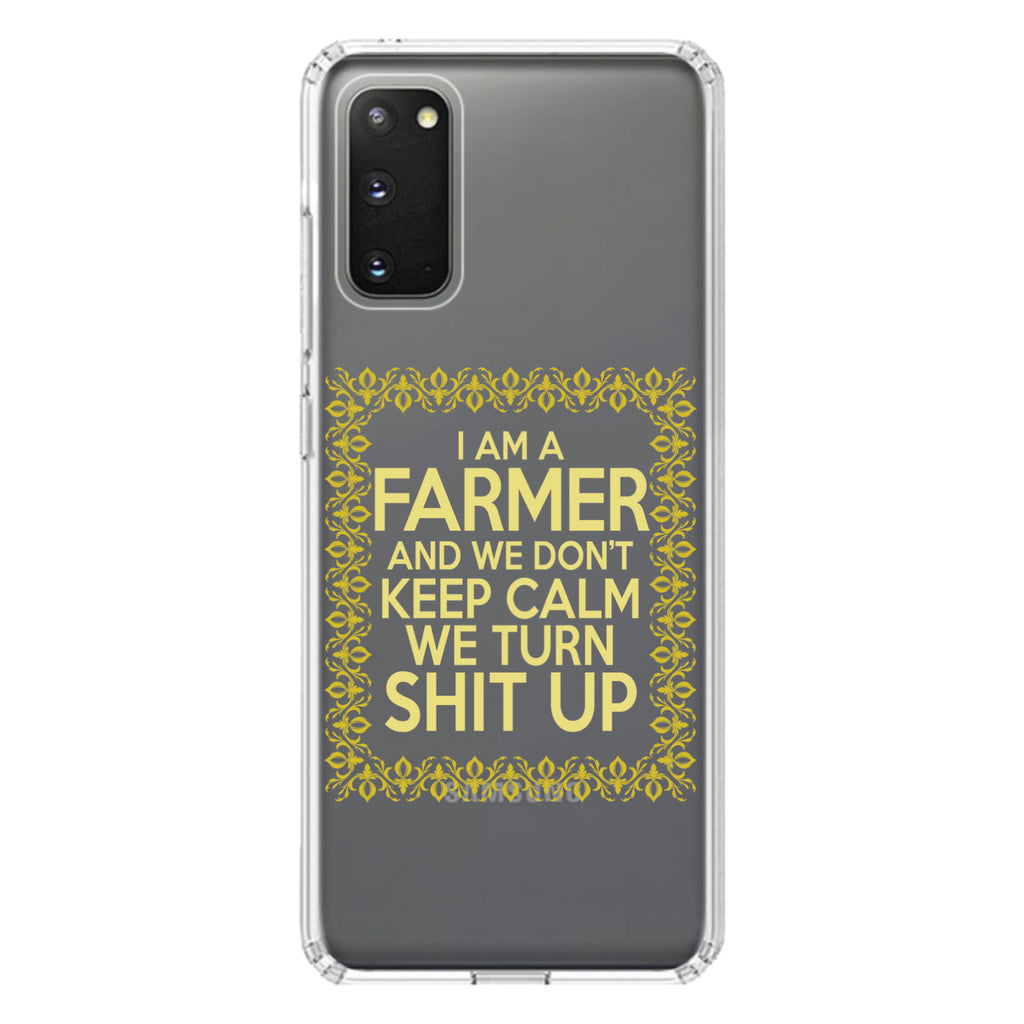I'm a Farmer and We Don't Keep Calm Clear Shockproof iPhone Case, view 14