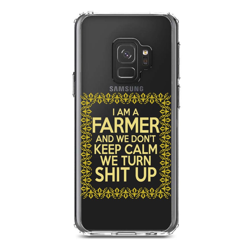 I'm a Farmer and We Don't Keep Calm Clear Shockproof iPhone Case, view 19