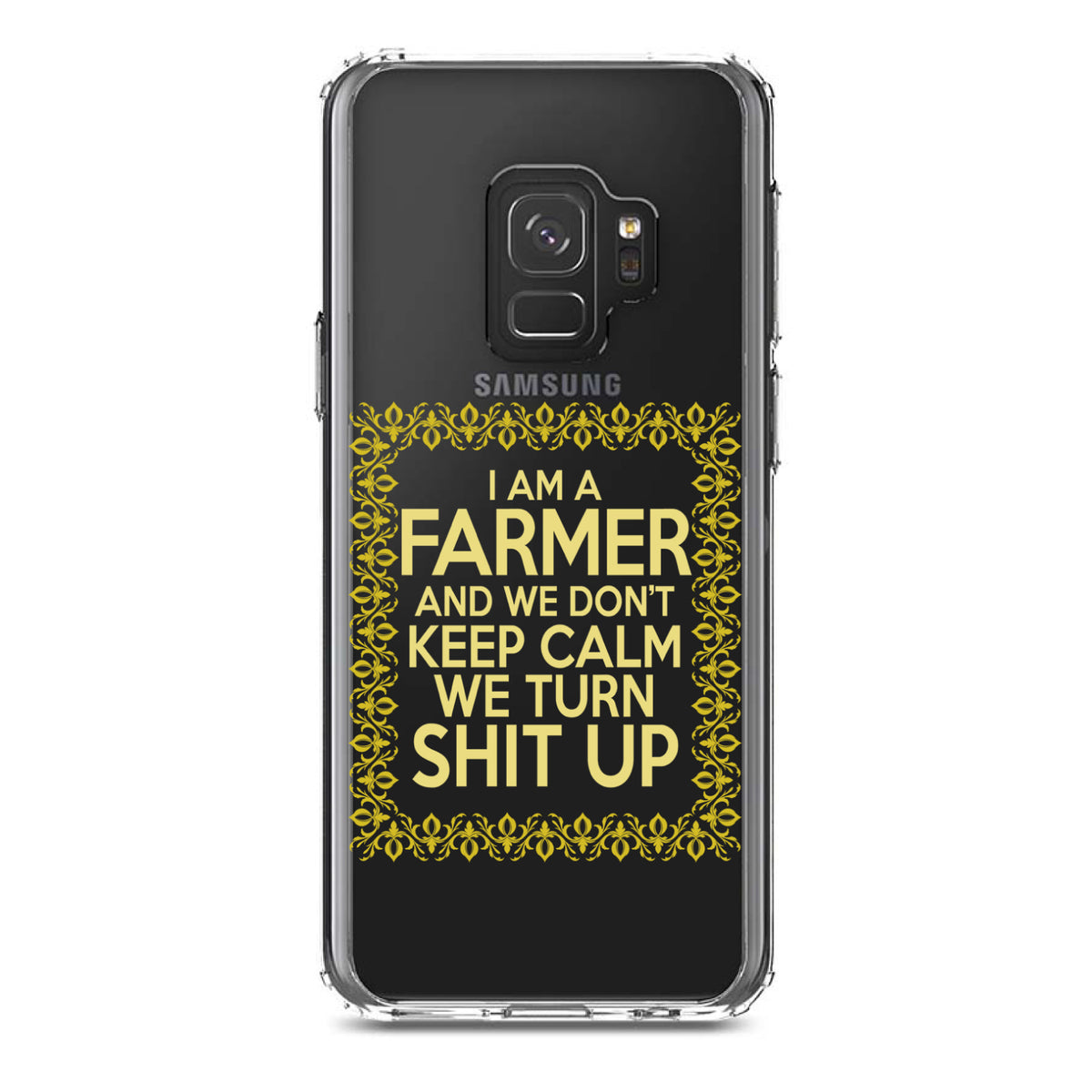 I'm a Farmer and We Don't Keep Calm Clear Shockproof iPhone Case, view 19