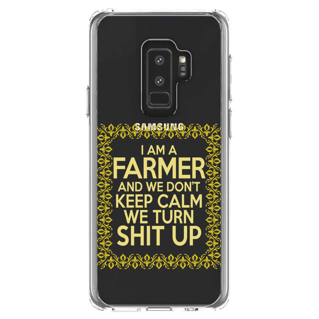 I'm a Farmer and We Don't Keep Calm Clear Shockproof iPhone Case, view 20