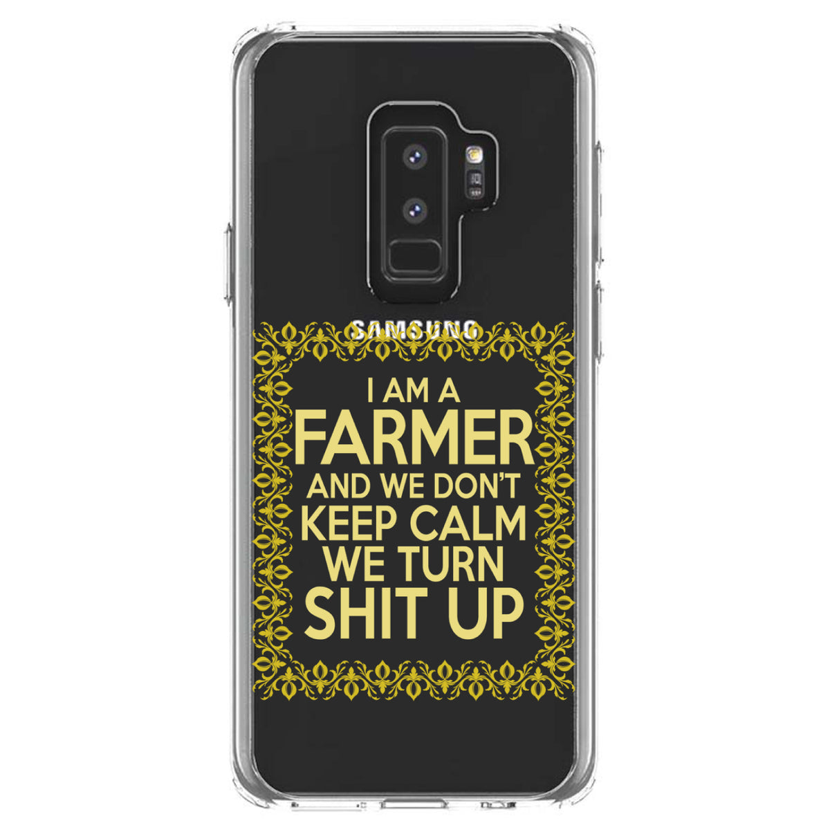 I'm a Farmer and We Don't Keep Calm Clear Shockproof iPhone Case, view 20