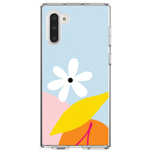 DistinctInk® Clear Shockproof Hybrid Case for Apple iPhone / Samsung Galaxy / Google Pixel - Summer Vibes Bold Cherry Pink Orange Yellow