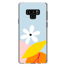 DistinctInk® Clear Shockproof Hybrid Case for Apple iPhone / Samsung Galaxy / Google Pixel - Summer Vibes Bold Cherry Pink Orange Yellow