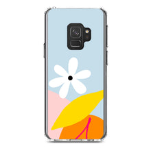 DistinctInk® Clear Shockproof Hybrid Case for Apple iPhone / Samsung Galaxy / Google Pixel - Summer Vibes Bold Cherry Pink Orange Yellow