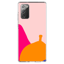 DistinctInk® Clear Shockproof Hybrid Case for Apple iPhone / Samsung Galaxy / Google Pixel - Summer Vibes Bold Flower Blue Orange Pink