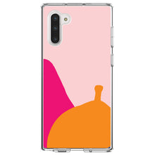 DistinctInk® Clear Shockproof Hybrid Case for Apple iPhone / Samsung Galaxy / Google Pixel - Summer Vibes Bold Flower Blue Orange Pink