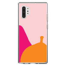 DistinctInk® Clear Shockproof Hybrid Case for Apple iPhone / Samsung Galaxy / Google Pixel - Summer Vibes Bold Flower Blue Orange Pink