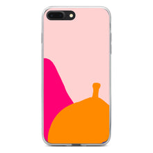 DistinctInk® Clear Shockproof Hybrid Case for Apple iPhone / Samsung Galaxy / Google Pixel - Summer Vibes Bold Flower Blue Orange Pink
