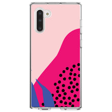 DistinctInk® Clear Shockproof Hybrid Case for Apple iPhone / Samsung Galaxy / Google Pixel - Summer Vibes Bold Flower Pink Blue Yellow