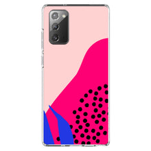 DistinctInk® Clear Shockproof Hybrid Case for Apple iPhone / Samsung Galaxy / Google Pixel - Summer Vibes Bold Flower Pink Blue Yellow